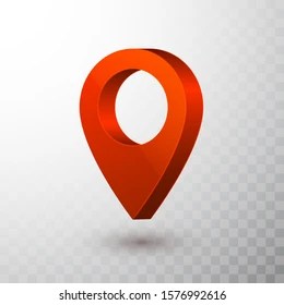Blue Map Pin Icon Transparent Background Stock Vectors Images Vector Art Shutterstock