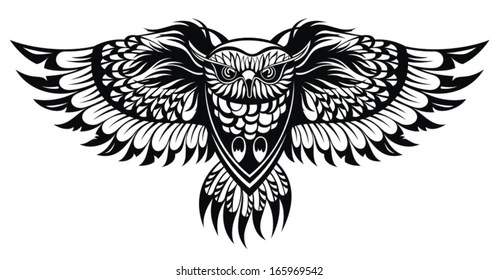 Owl Tattoo Images, Stock Photos & Vectors | Shutterstock 280_x_499_jpg