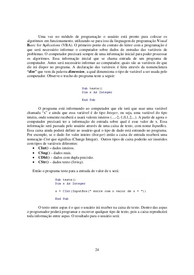 A Programacao Basica