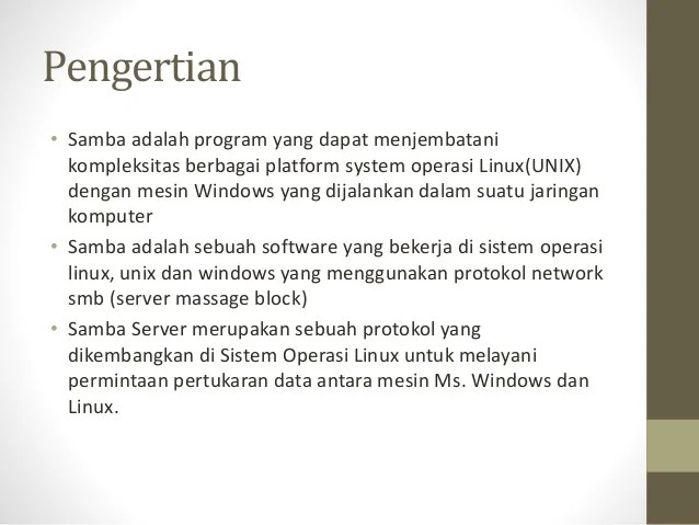 Database dan Samba Server