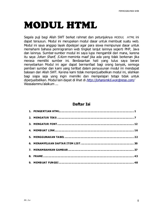 Modul html
