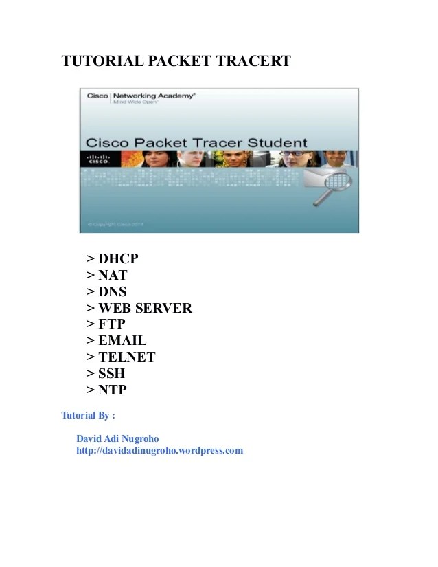 Tutorial Packet Tracer NAT DHCP DNS Web Server FTP Email NTP SSH TELN…