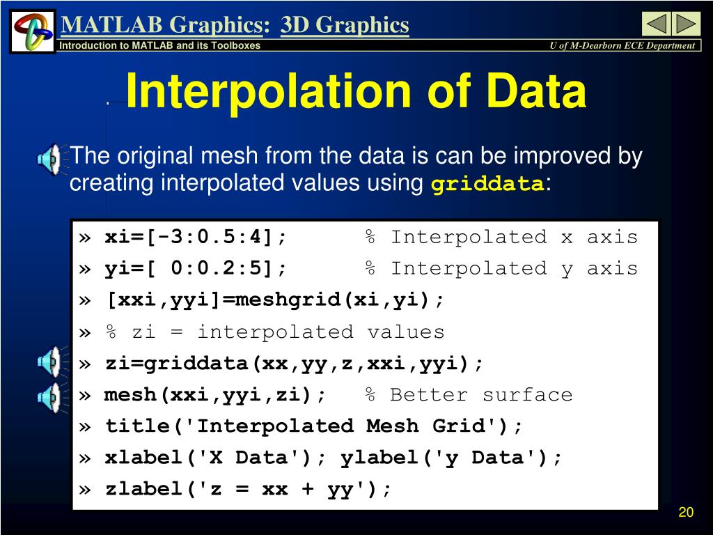 Ppt Matlab Graphics Powerpoint Presentation Free Download Id 3032325