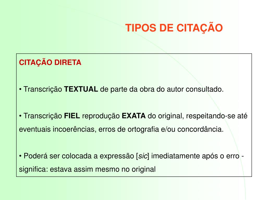 Ppt Normas De Citacoes Abnt Nbr 10520 2002 Powerpoint Presentation Id 3836128