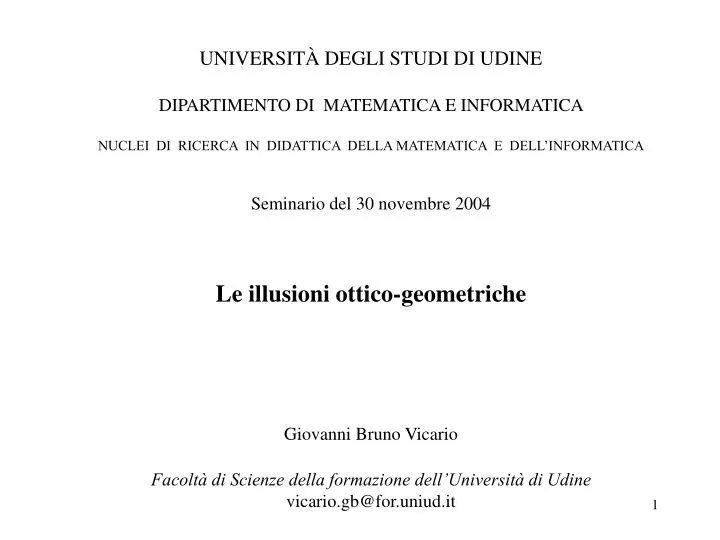 Ppt - Università Degli Studi Di Udine Dipartimento Di Matematica E Informatica Powerpoint Presentation - Id:4237164 540_x_720_jpg