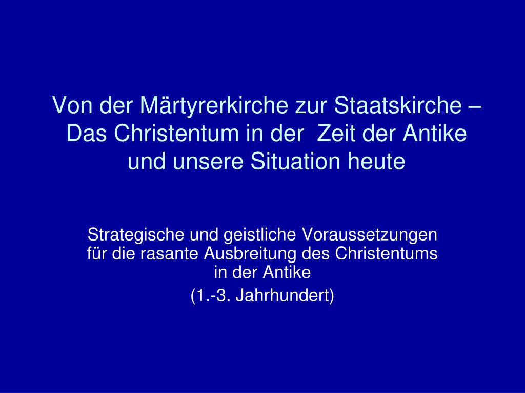 Ppt Die Martyrerkirche Powerpoint Presentation Free Download Id 4884266