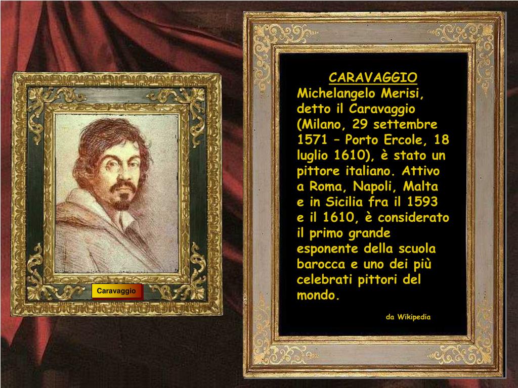 Ppt Caravaggio Powerpoint Presentation Free Download Id 5245465
