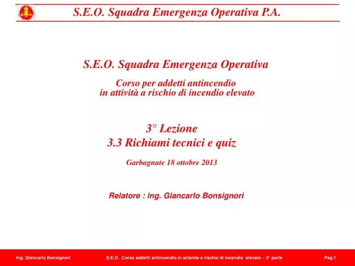 Ppt - Relatore : Ing. Giancarlo Bonsignori Powerpoint Presentation, Free Download - Id:5567172 540_x_720_jpg