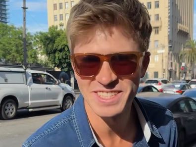 Robert Irwin spots his late father Steve Irwin’s star on Hollywood Walk of Fame, new video