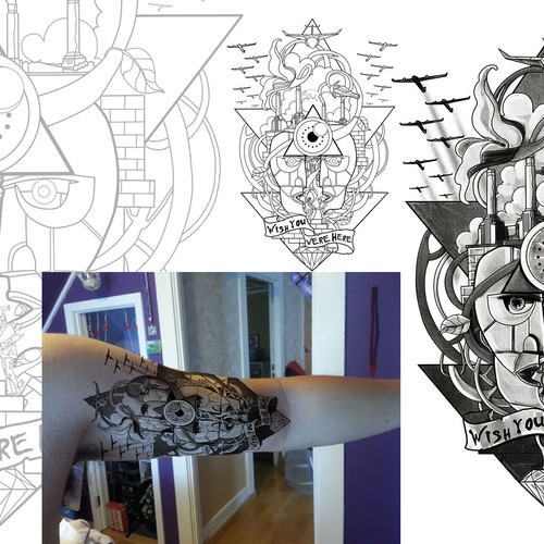 Pink Floyd Inspired Tattoo Needed For Floyd!! | Illustration Or Graphics Contest | 99Designs 500_x_500_jpg