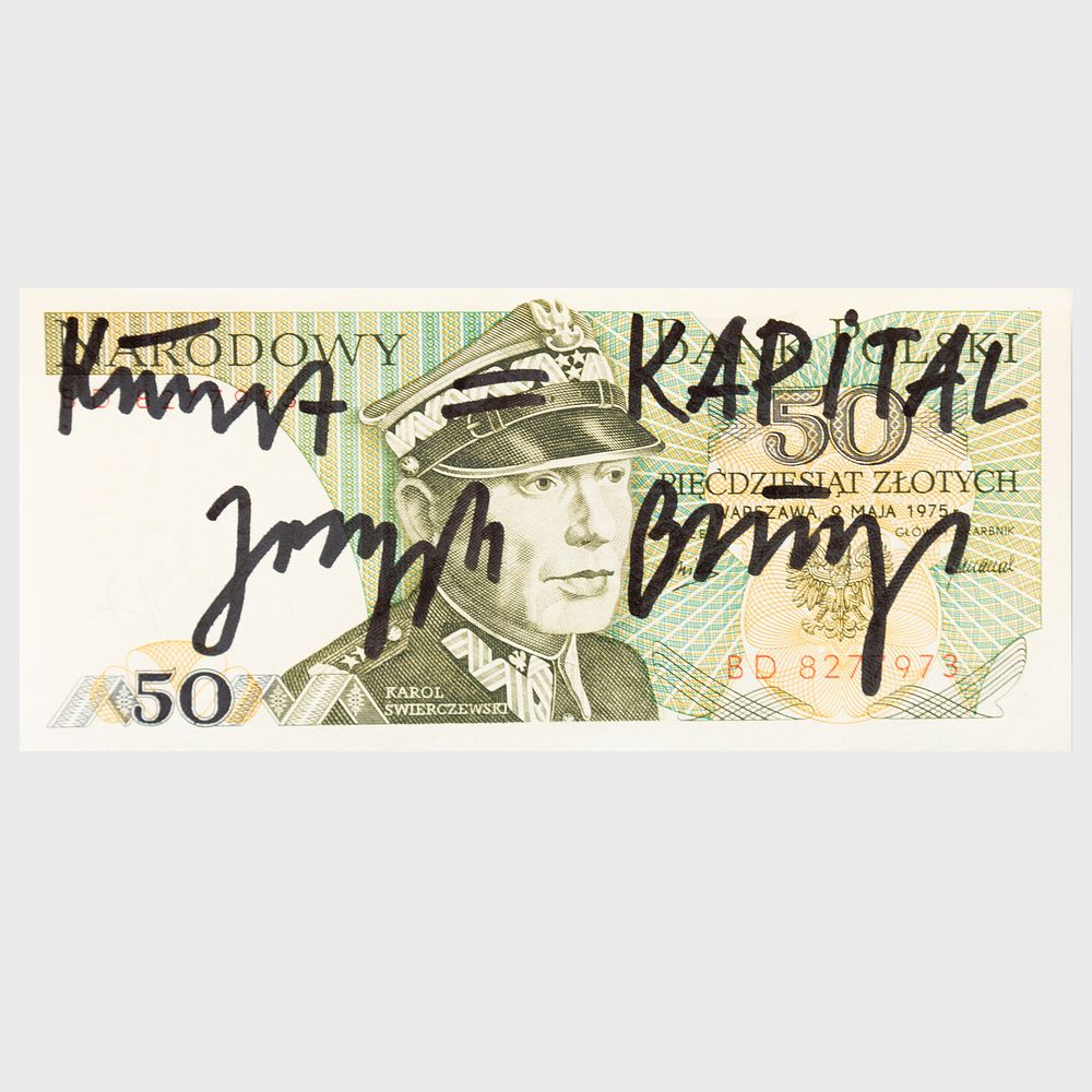 Joseph Beuys 1921 1986 Kunst Kapital Sold At Auction On 16th July Bidsquare