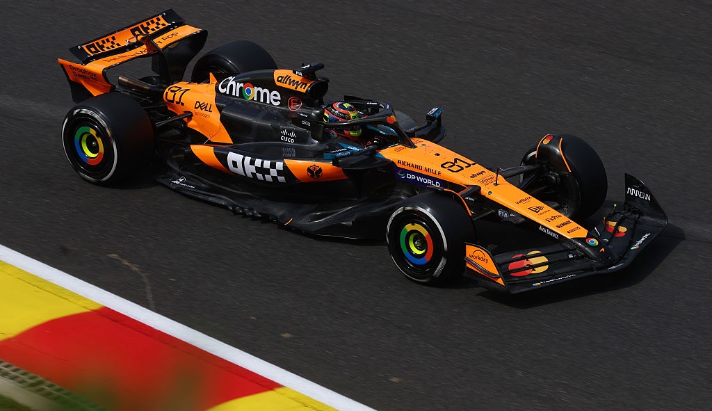 Piastri lidera a Verstappen en la práctica del GP de Bélgica