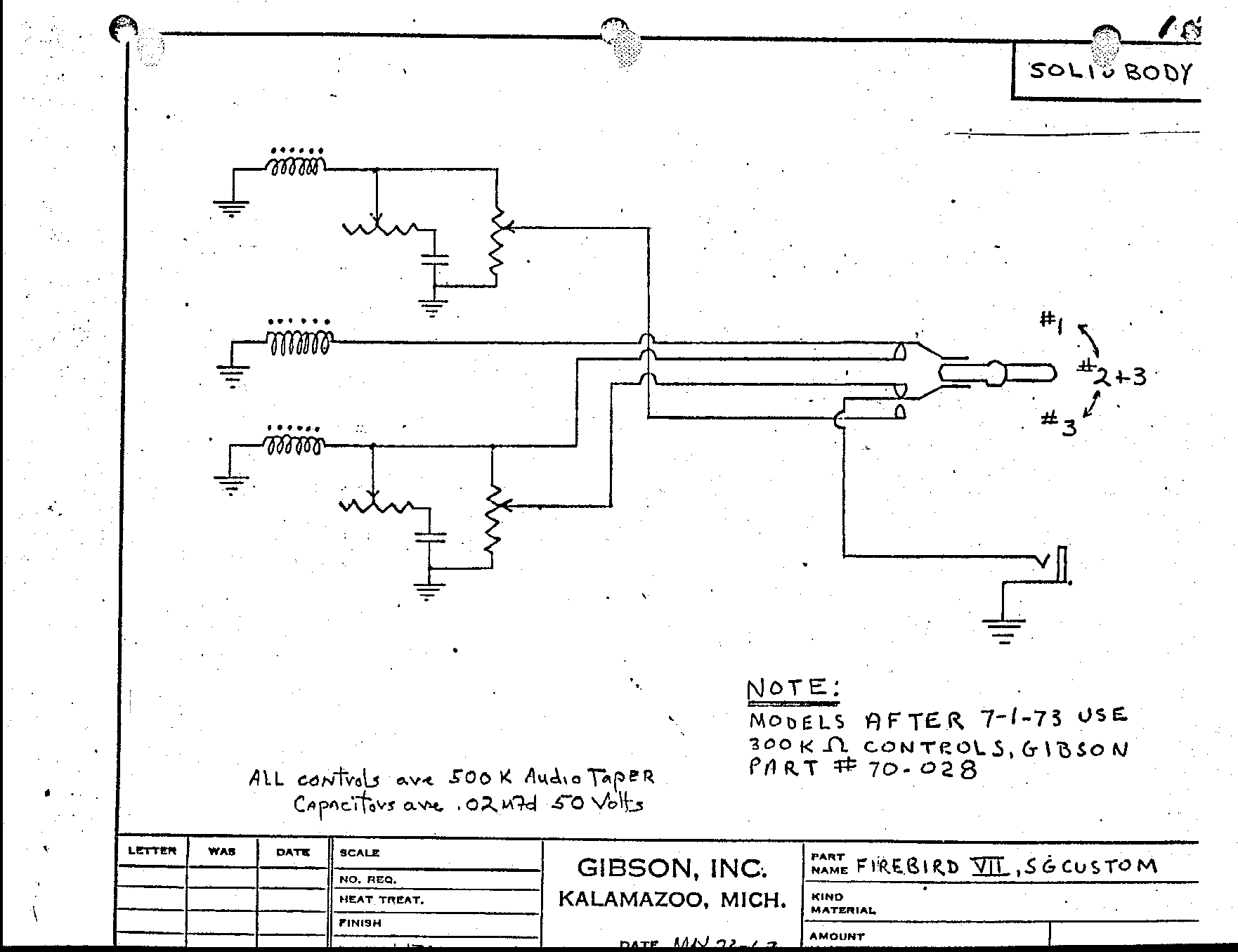 Gibson Eds 1275 Wiring Schematic Diagram