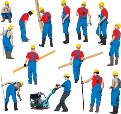 Operai Al Lavoro Vettoriale-Vector Misc-Vettoriali Gratis Download Gratuito 398_x_425_jpg