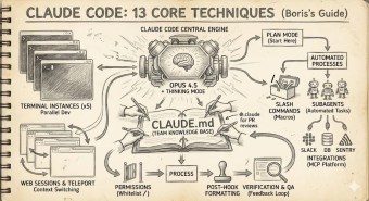 Claude Code 創辦人 Boris 親授分享的 13 條核心技巧（補充個人簡短評註）