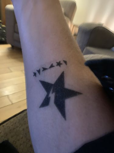 David Bowie Blackstar Temporäre Tattoo Aufkleber - Ohmytat 500_x_375_jpg