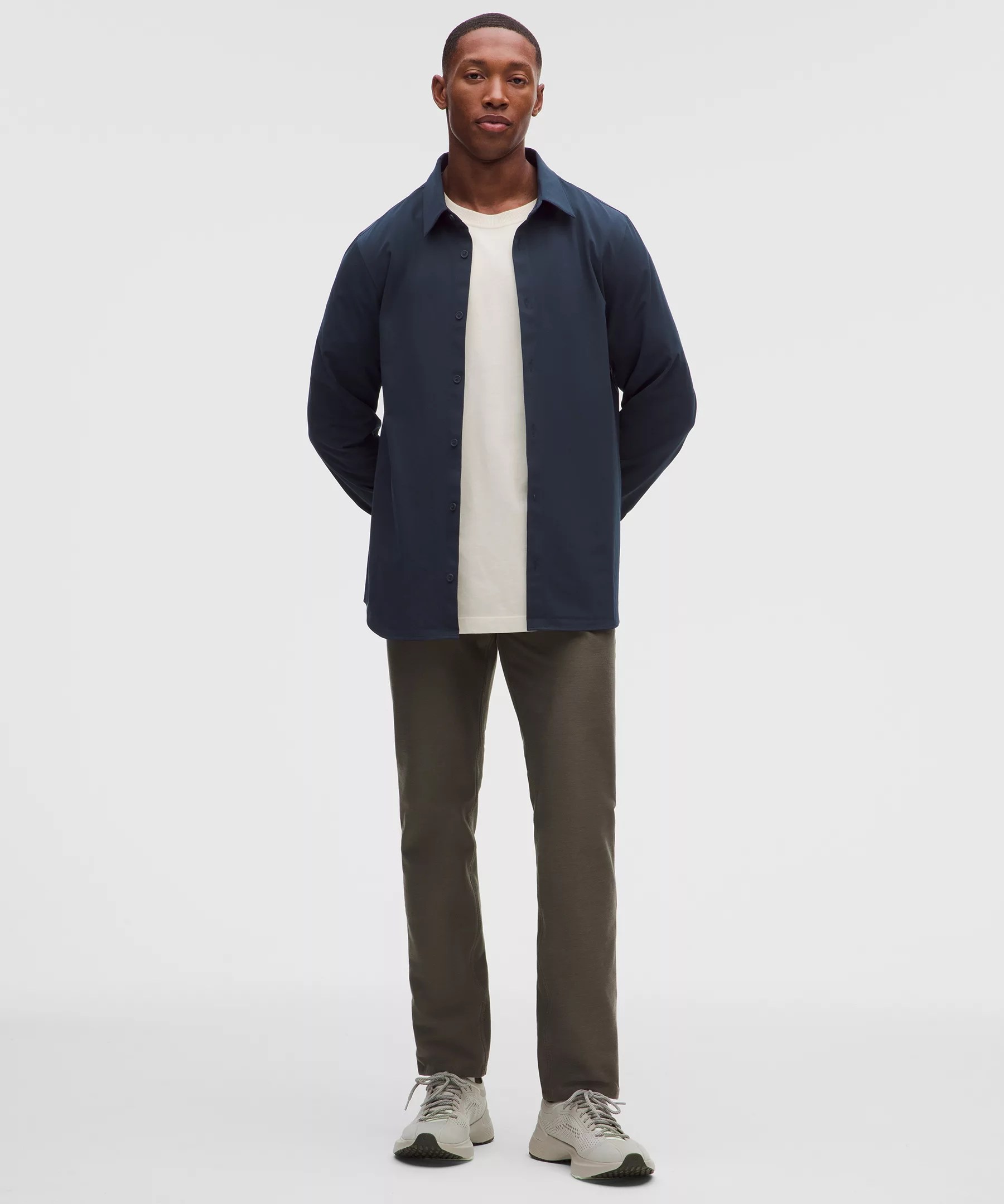 lululemon Men’s New Venture Slim-Fit Long-Sleeve Shirt 