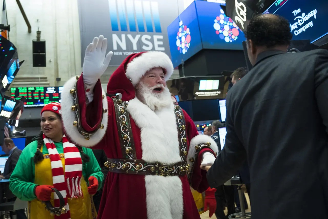 Here comes the stock market’s ‘Santa Claus rally’ — gift-wrapped and delivered on time