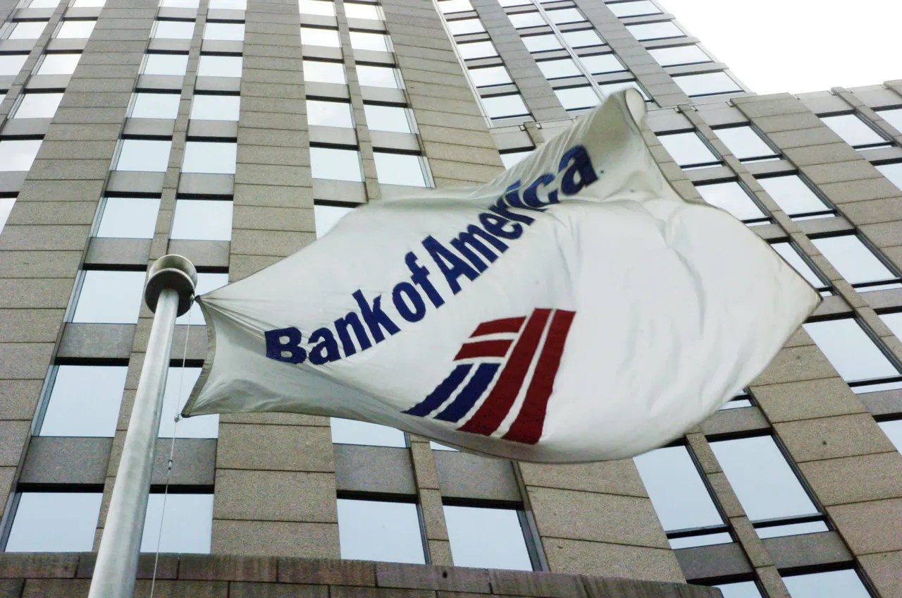 Bank of America’s 30% jump in equities revenue pushes stock toward a two-month high