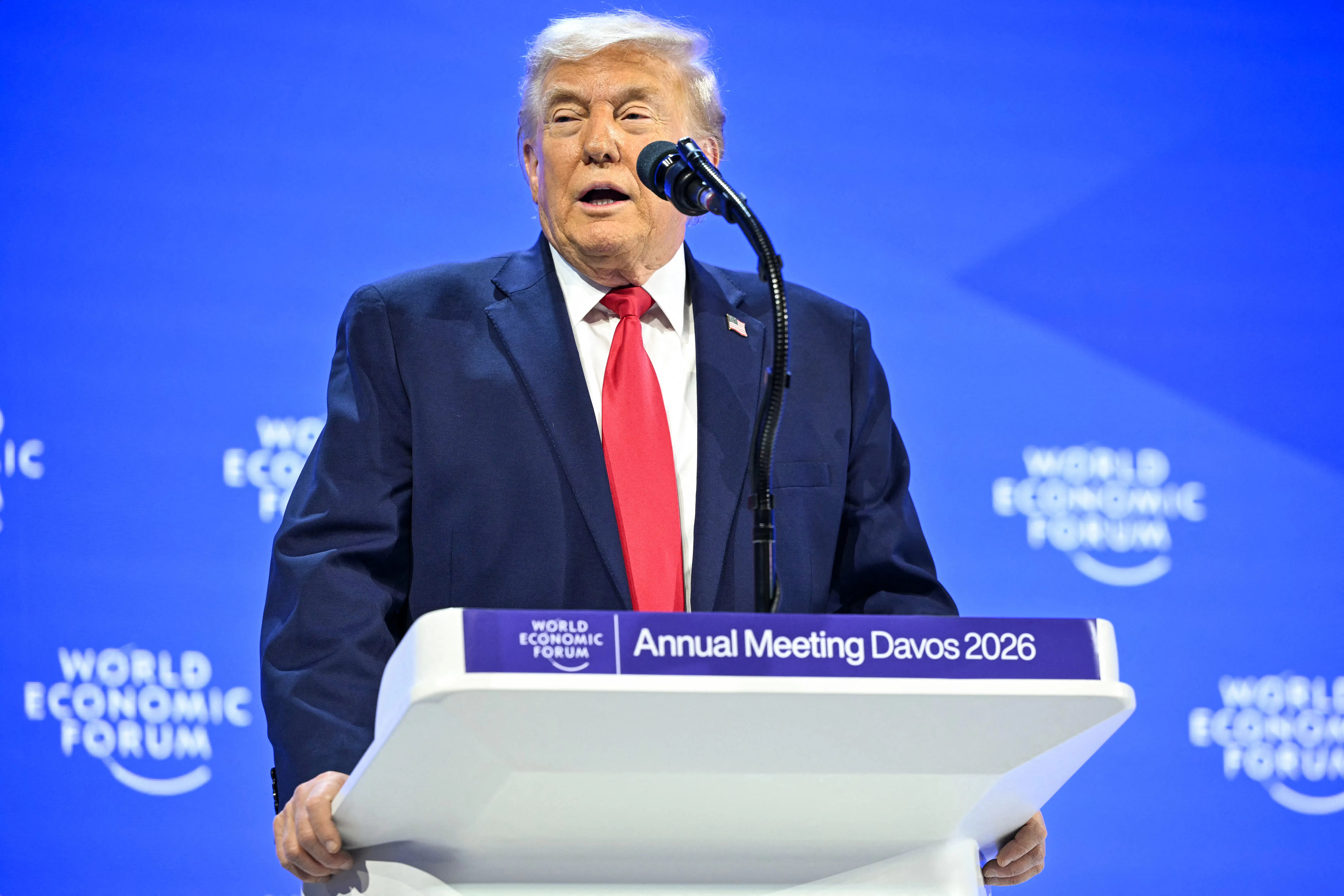 Trump Embarrasses All of America in Slurred, Disjointed Davos Speech