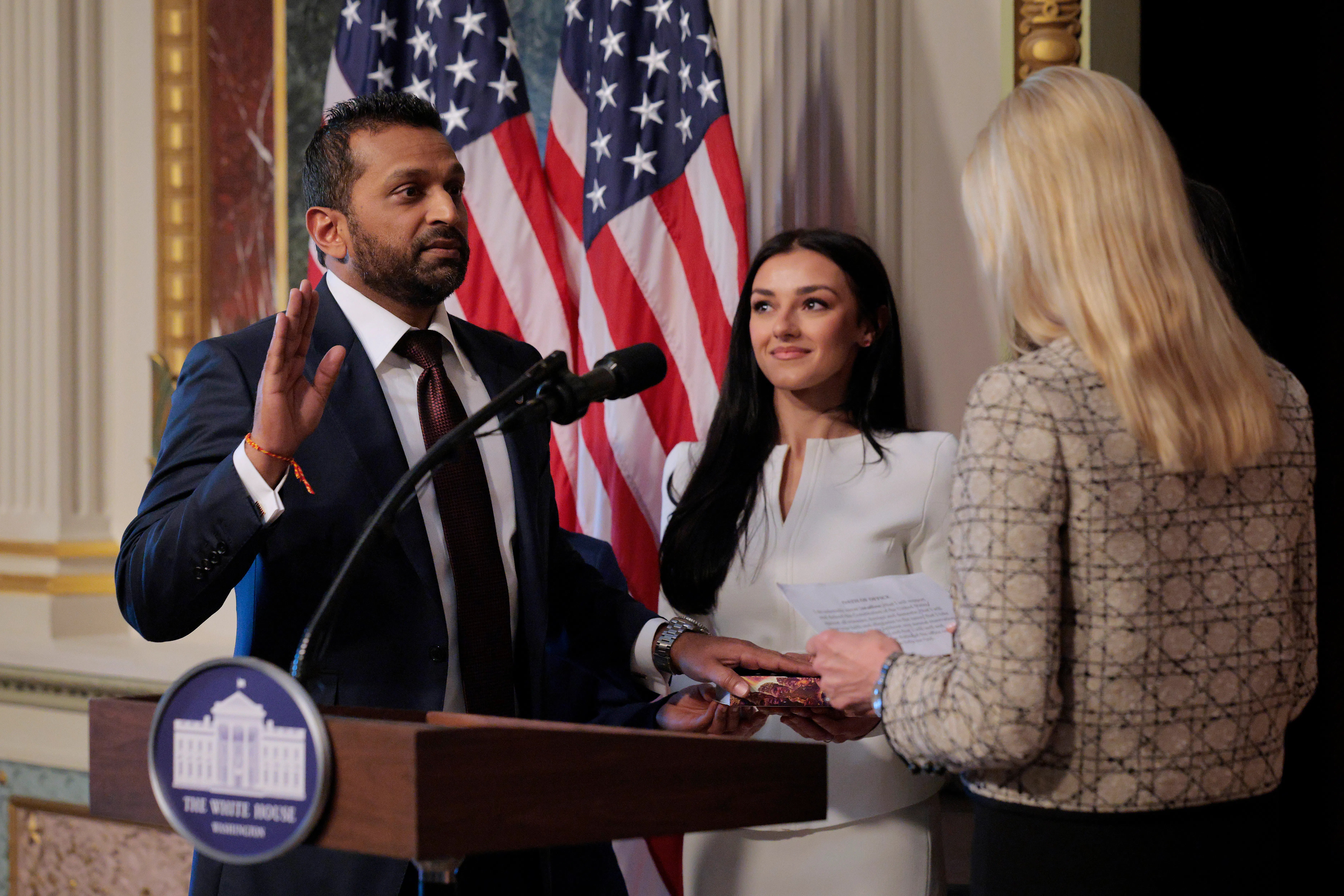 Kash Patel’s Girlfriend Sues Over Report on How She Used FBI Agents