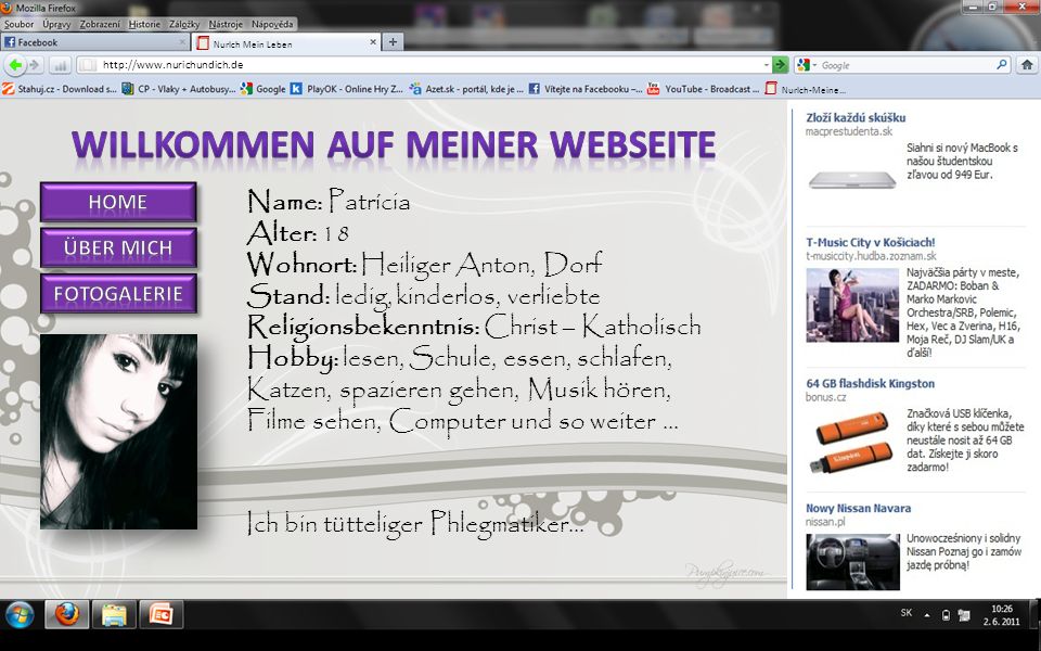 Nurich Meine Nurich Mein Leben Name Patricia Alter 18 Wohnort Heiliger Anton Dorf Stand Ledig Kinderlos Verliebte Ppt Herunterladen