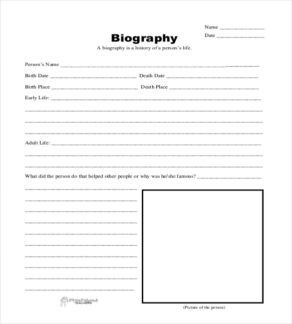28 Biography Templates Doc Pdf Excel Free Premium Templates