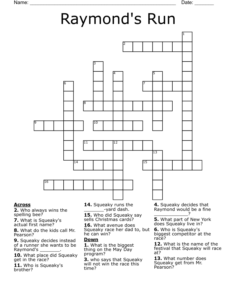 easy runs crossword clue