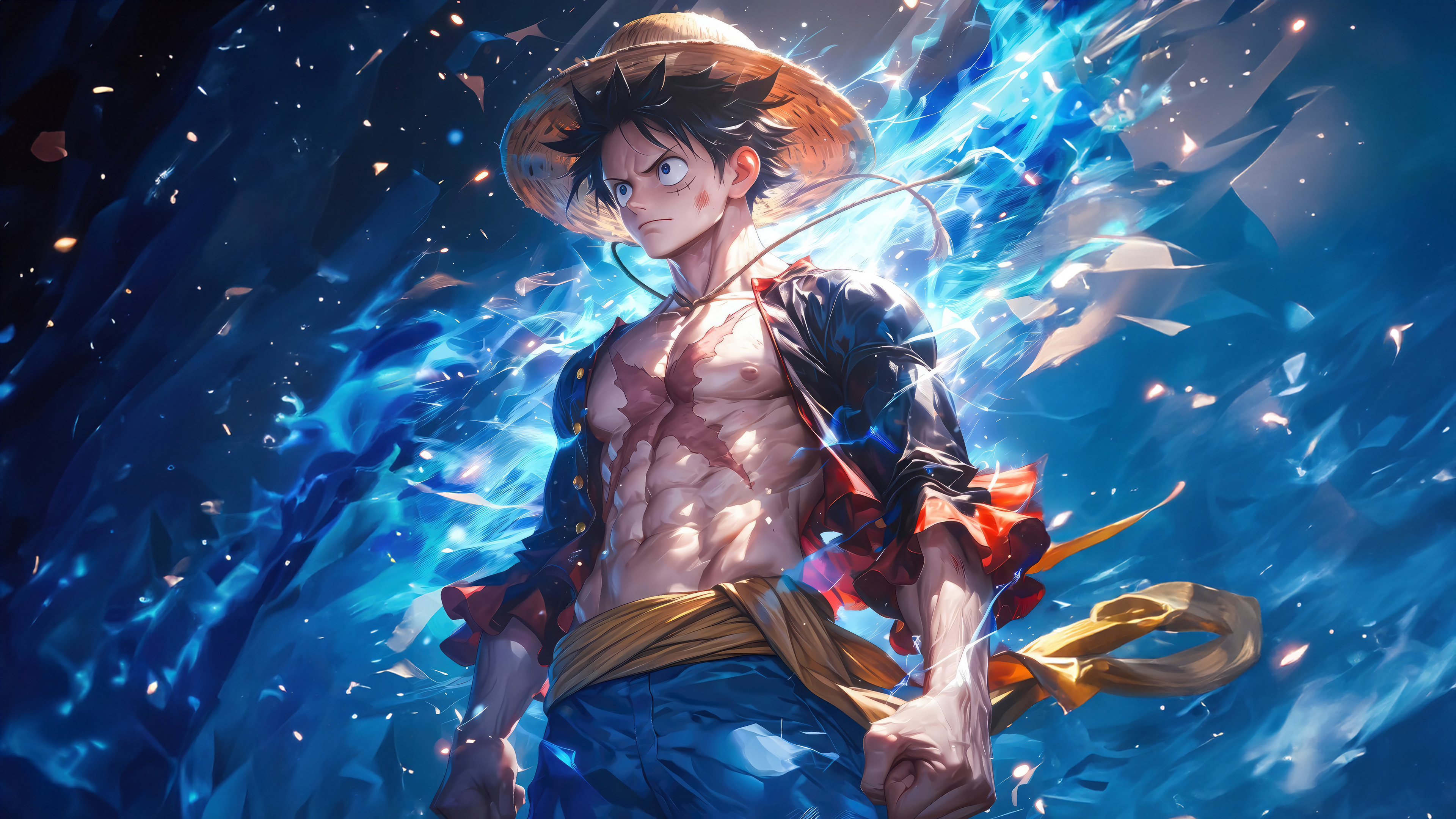 fond d'écran 4k luffy
