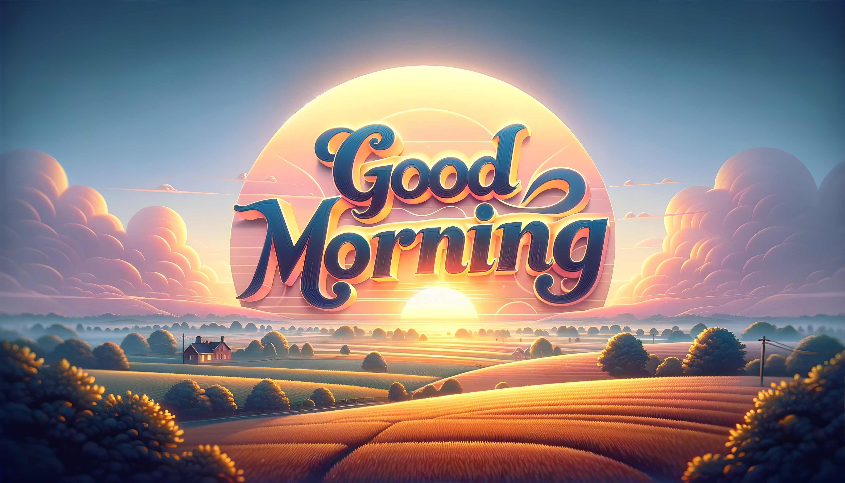 Good Morning Sunrise Landscape HD Wallpaper by patrika Good morning wallpaper