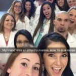 ﻿My Iriend was an infantry marine, now he is a nurse  Brittany Sanchez That man is trying to figure out how he got PTSD from nursing school and not the Marine Corps