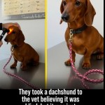 ﻿DACHSHUNDS Are AWESOME N Suminadaslo dicsts took a dachshund to the vet believing it was blind, but it was just ignoring everyone by choice They
