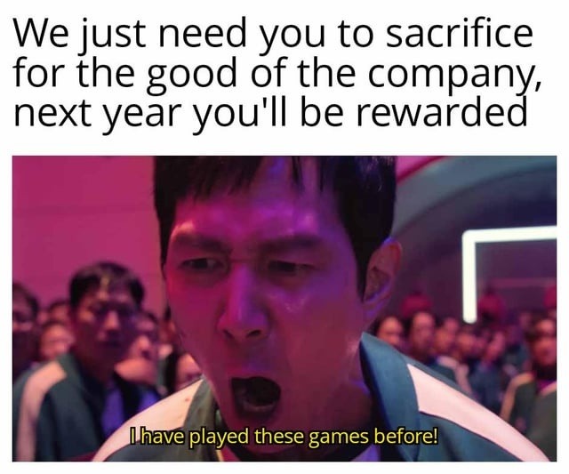 ﻿We just need you to sacrifice for the of the next year be rewapaed: Ihave played these games beforel good you’Il