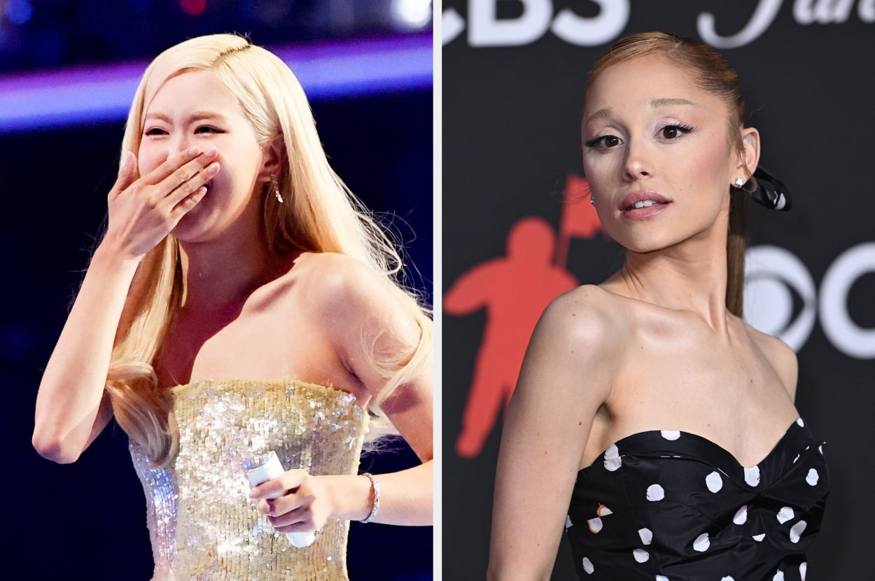 This Viral Footage Captured Celebrity Reactions To ROSÉ’s VMAs Win Vs. Ariana Grande’s, And Yikes