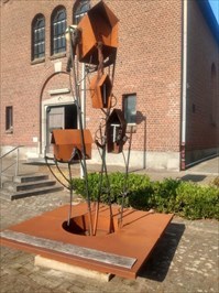 Hoelbeek City Hoelbeek Belgium Abstract Public Sculptures On Waymarking Com