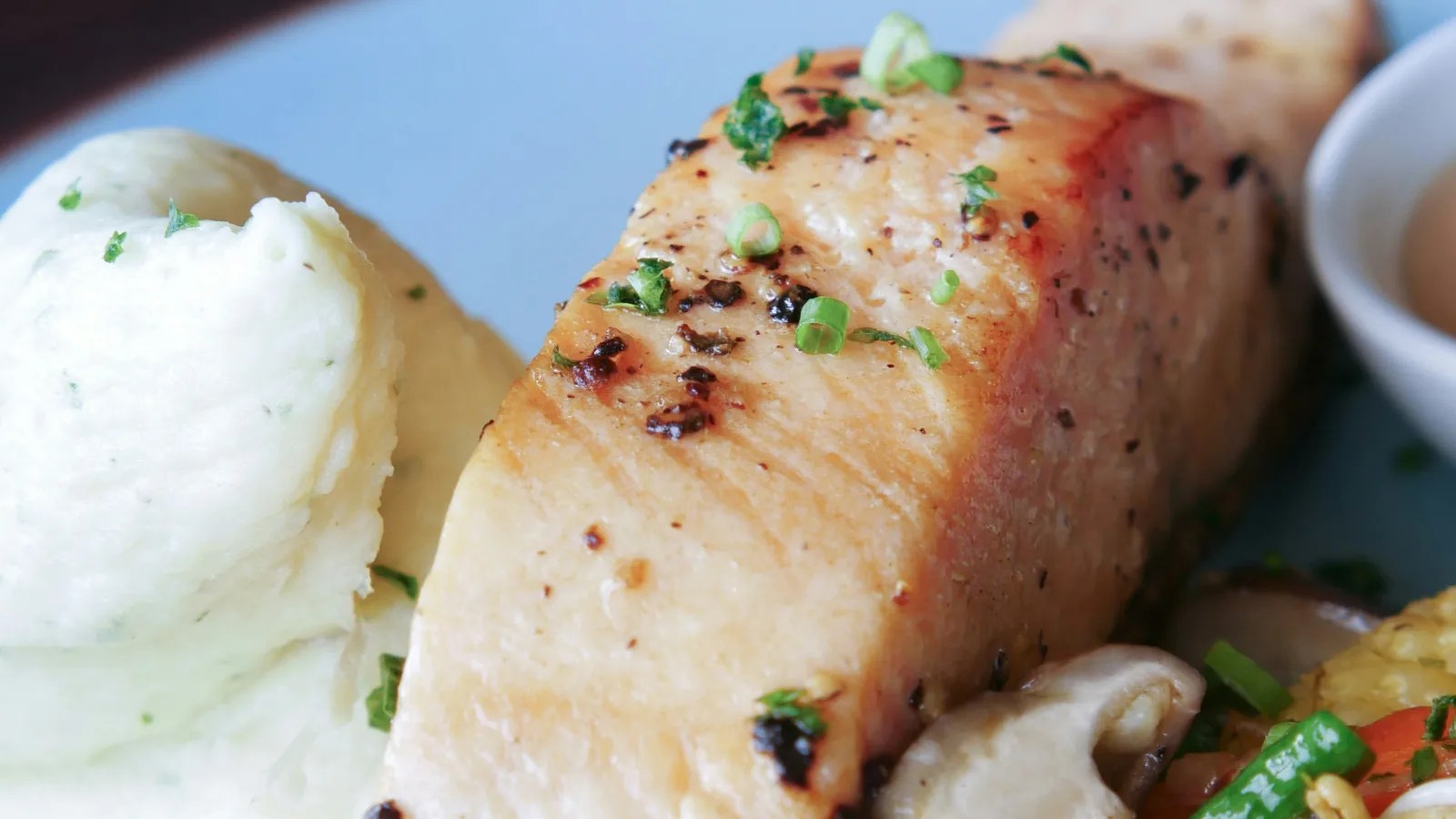 So THAT's What That Gross White Stuff On Cooked Salmon Is