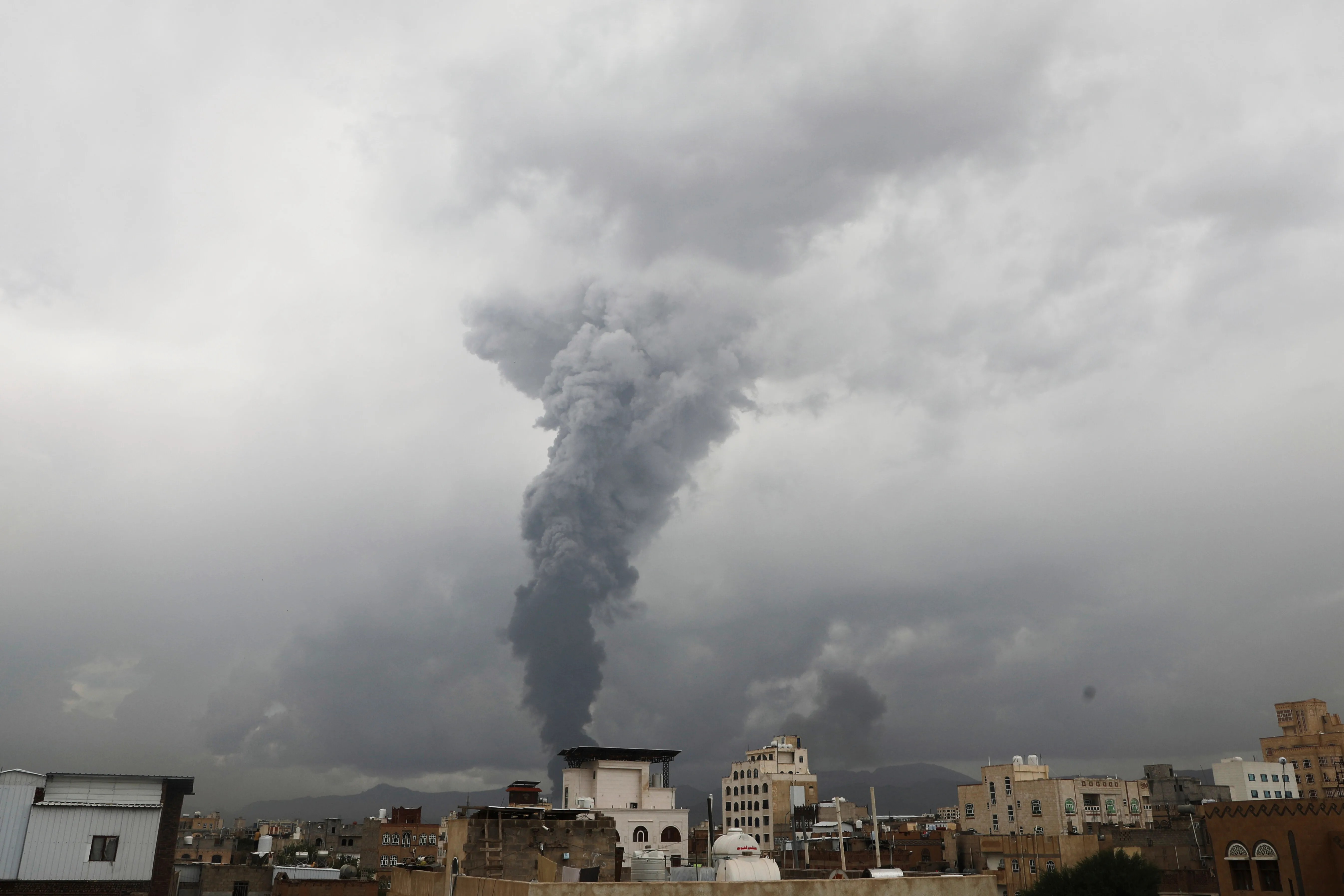 Israeli Airstrikes Hit Yemen’s Capital To Target Iran-Backed Houthis