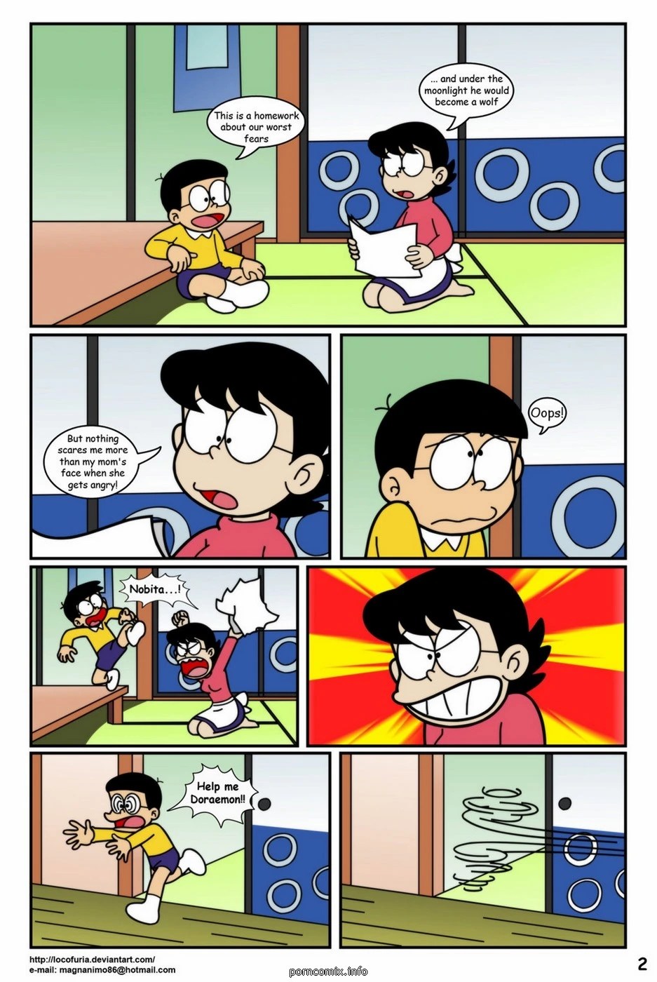 Doraemon sex comic
