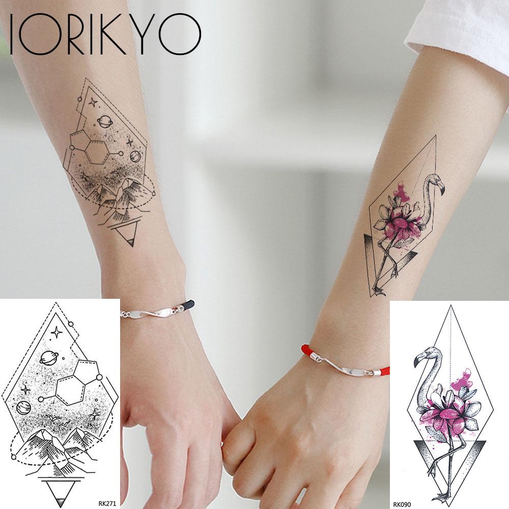 Buy 1Pc Fake Geometric Universe Tattoo Stickers Women Arm Flamingo Birds Temporary Tatto At Affordable Prices — Free Shipping, Real Reviews With Photos — Joom 1000_x_1000_jpg