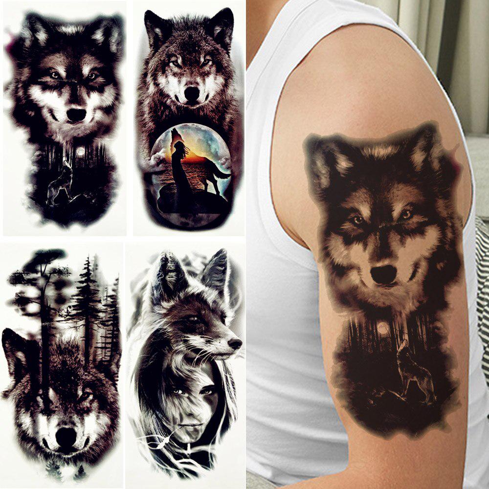 Buy Tribal Forest Wolf Temporary Tattoos Sticker For Adult Realistic Fake Fox Black Body Art Arm Tatoos At Affordable Prices — Free Shipping, Real Reviews With Photos — Joom 1000_x_1000_jpg