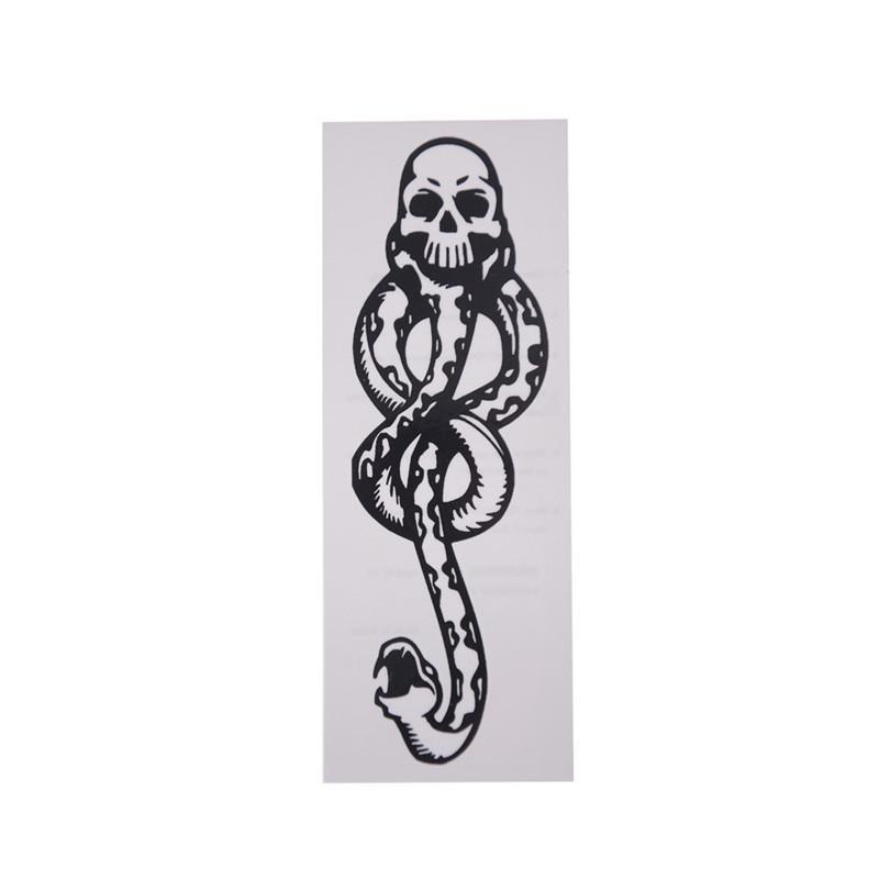 Buy Harry Potter Death Snake Skull Tattoo Sticker Waterproof Environmental Protection Tattoo At Affordable Prices — Free Shipping, Real Reviews With Photos — Joom