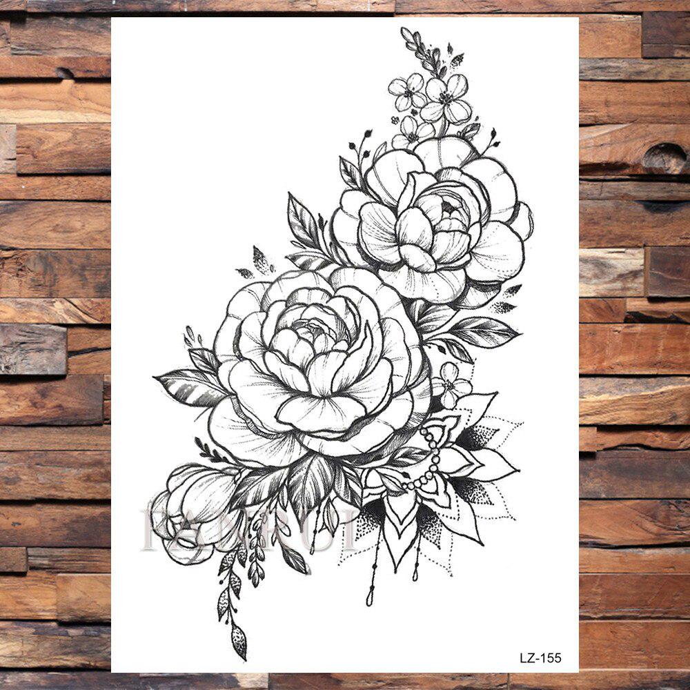 Realistico Rosa Nera Tatuaggi Temporanei Adesivo Per Le Donne Body Art Tatoos Fake Peonia Tatuaggi Carta Acquista In Modo Economico — Spedizione Gratuita, Recensioni Reali Con Foto — Joom 1000_x_1000_jpg