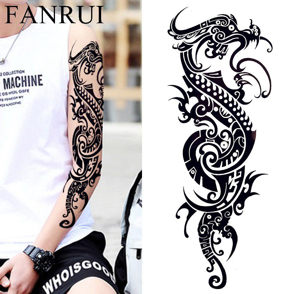 Buy 1Pc Chinese Dragon Myth Waterproof Tattoo Men Full Shoulder Body Arm Temporary Tatto At Affordable Prices — Free Shipping, Real Reviews With Photos — Joom 1000_x_1000_jpg