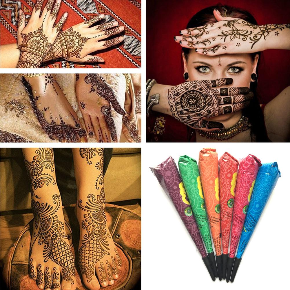 Buy 1Pc Henna Tattoo Paste Indian Waterproof Tattoo Mehndi Diy Drawing Tattoo Body Paint Art Cream Cone At Affordable Prices — Free Shipping, Real Reviews With Photos — Joom 1001_x_1001_jpg