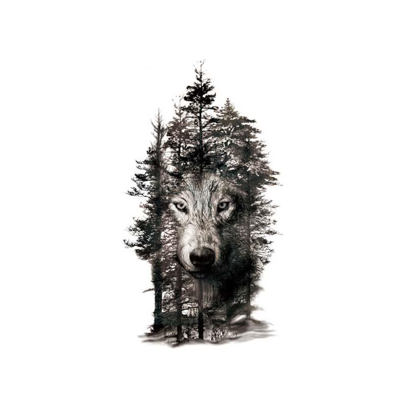Buy 210*150Mm Animals Wolf Temporary Tattoo Lasting Long Waterproof Women Men Fake Hand Tattoos Body Art At Affordable Prices — Free Shipping, Real Reviews With Photos — Joom 800_x_800_jpg