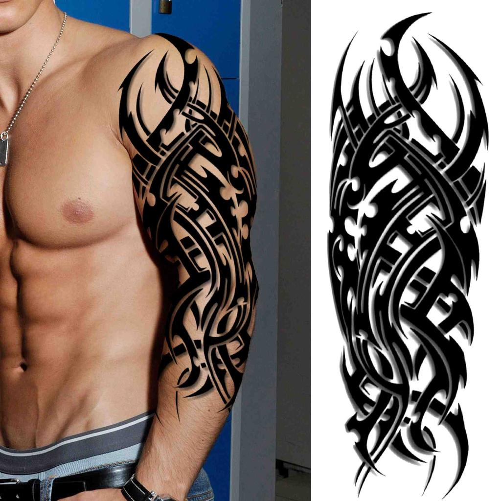 Sexy Ragazza Fiore Tatuaggi Temporanei Per Donna Uomo Nero Leone Triangolo Tatuaggio Adesivo Falso Tribale Manica A Braccio Pieno Tatoos Pasta Acquista In Modo Economico — Spedizione Gratuita, Recensioni Reali Con Foto — 1024_x_1024_jpg