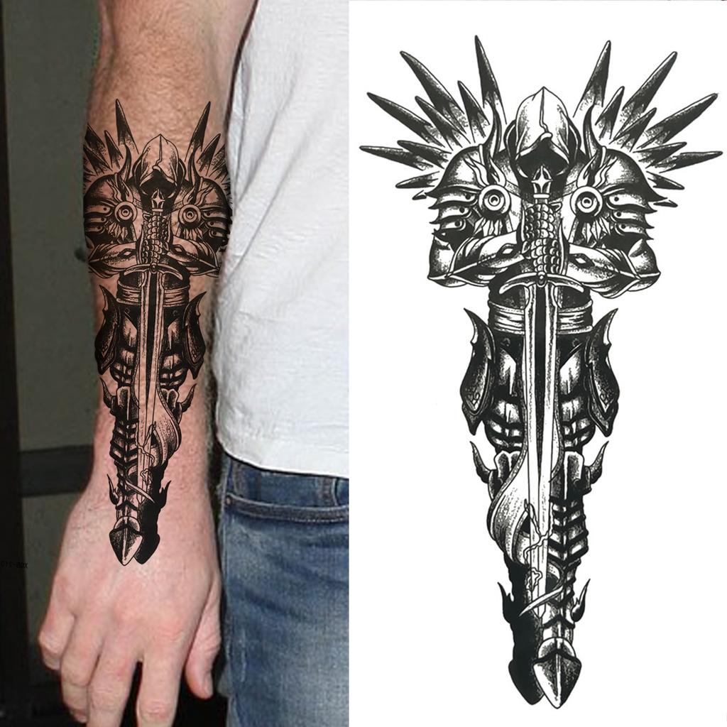 Buy Rose Flower Half Sleeve Temporary Tattoos For Women Men Adult Samurai Sword Wolf Fake Tattoo Dahlia Sticker Forearm Thigh Tatoos At Affordable Prices — Free Shipping, Real Reviews With Photos — Joom 1024_x_1024_jpg