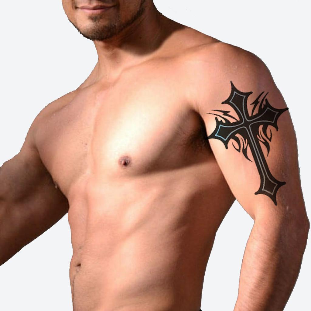 Adesivi Per Tatuaggi Impermeabili Maschio Nero Celtico Croce Tatuaggio Totem Big Stick Arm 20 * 22Cm Acquista In Modo Economico — Spedizione Gratuita, Recensioni Reali Con Foto — Joom 1024_x_1024_jpg