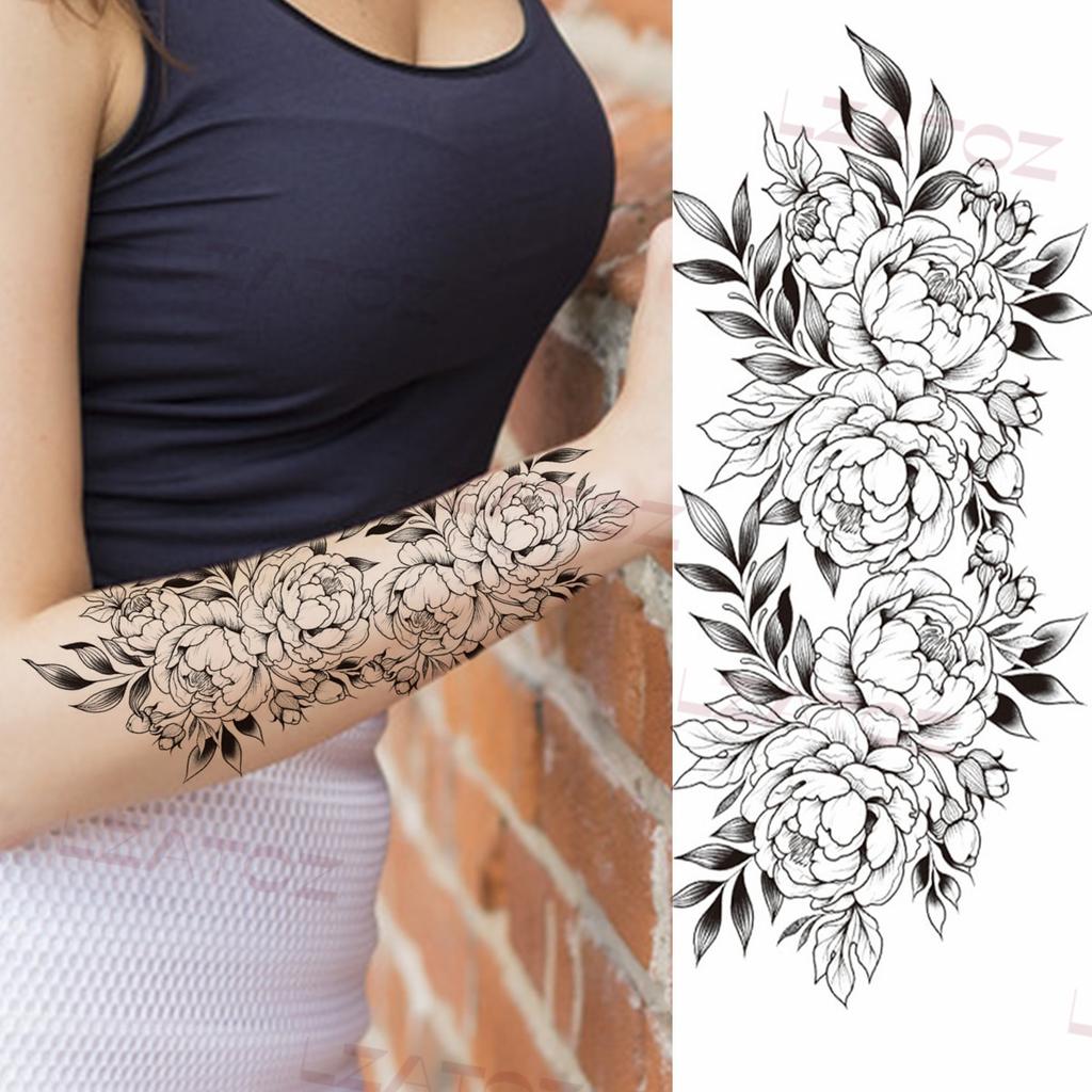 Colore Ecg Tatuaggi Temporanei Per Donne Adult Peonia Lettera Piuma Luna Falso Tatuaggio Adesivo Petto Braccio Lavabile Tatoo Acquista In Modo Economico — Spedizione Gratuita, Recensioni Reali Con Foto — Joom 1024_x_1024_jpg