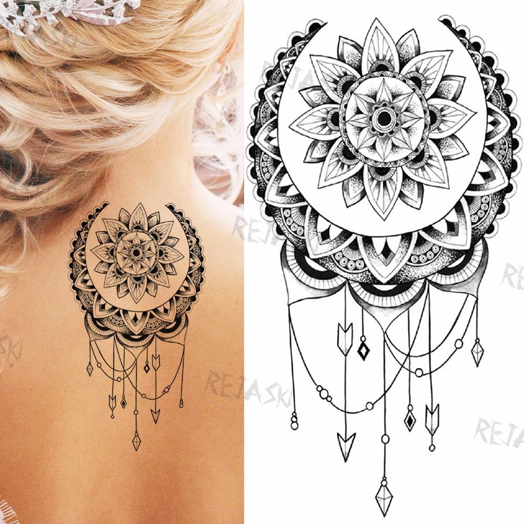 Buy Elephant Mandala Flower Temporary Tattoos For Women Girls Watercolor Lips Dream Catcher Fake Tattoo Sticker Back Arm Tatoos 3D At Affordable Prices — Free Shipping, Real Reviews With Photos — Joom 1024_x_1024_jpg